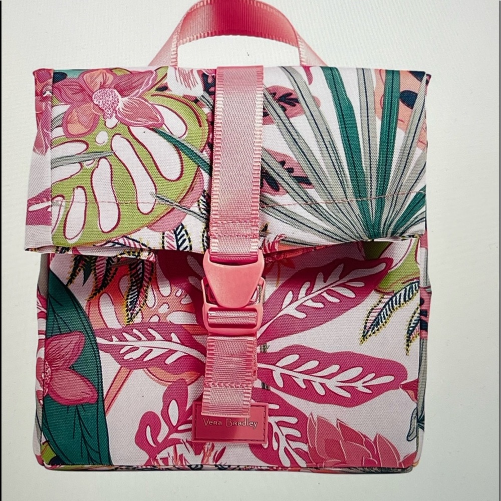 Vera Bradley Lunch Tote, Rain Forest Canopy, ReActive, NWT